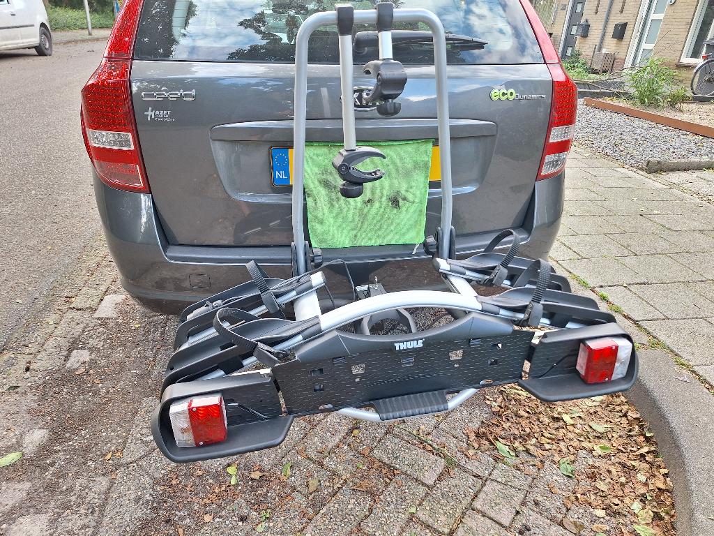 Fietsendrager thule, Ophalen, 2 fietsen, Gebruikt, Trekhaakdrager