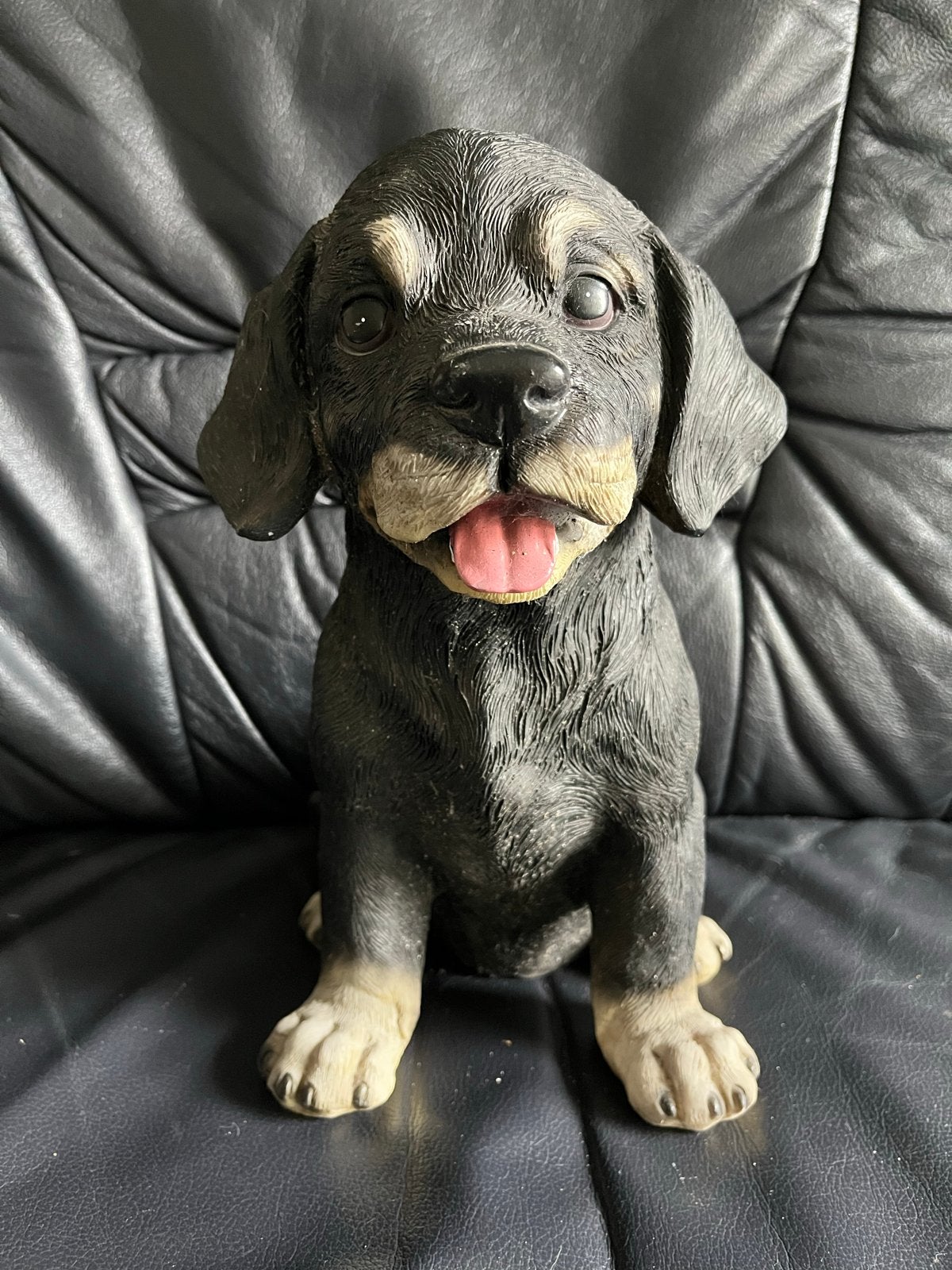 Schattig Rottweiler Beeldje - Perfect voor Hondenliefhebbers, Ophalen of Verzenden, Gebruikt