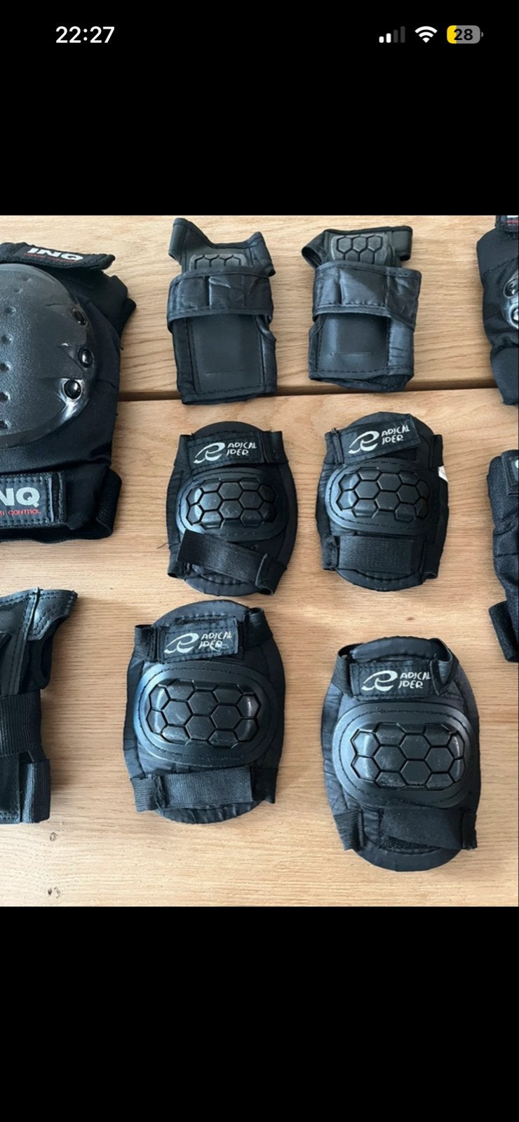 Diverse beschermsets voor inline skaten - Gebruikt, Overige merken, Gebruikt, Ophalen of Verzenden, Bescherming