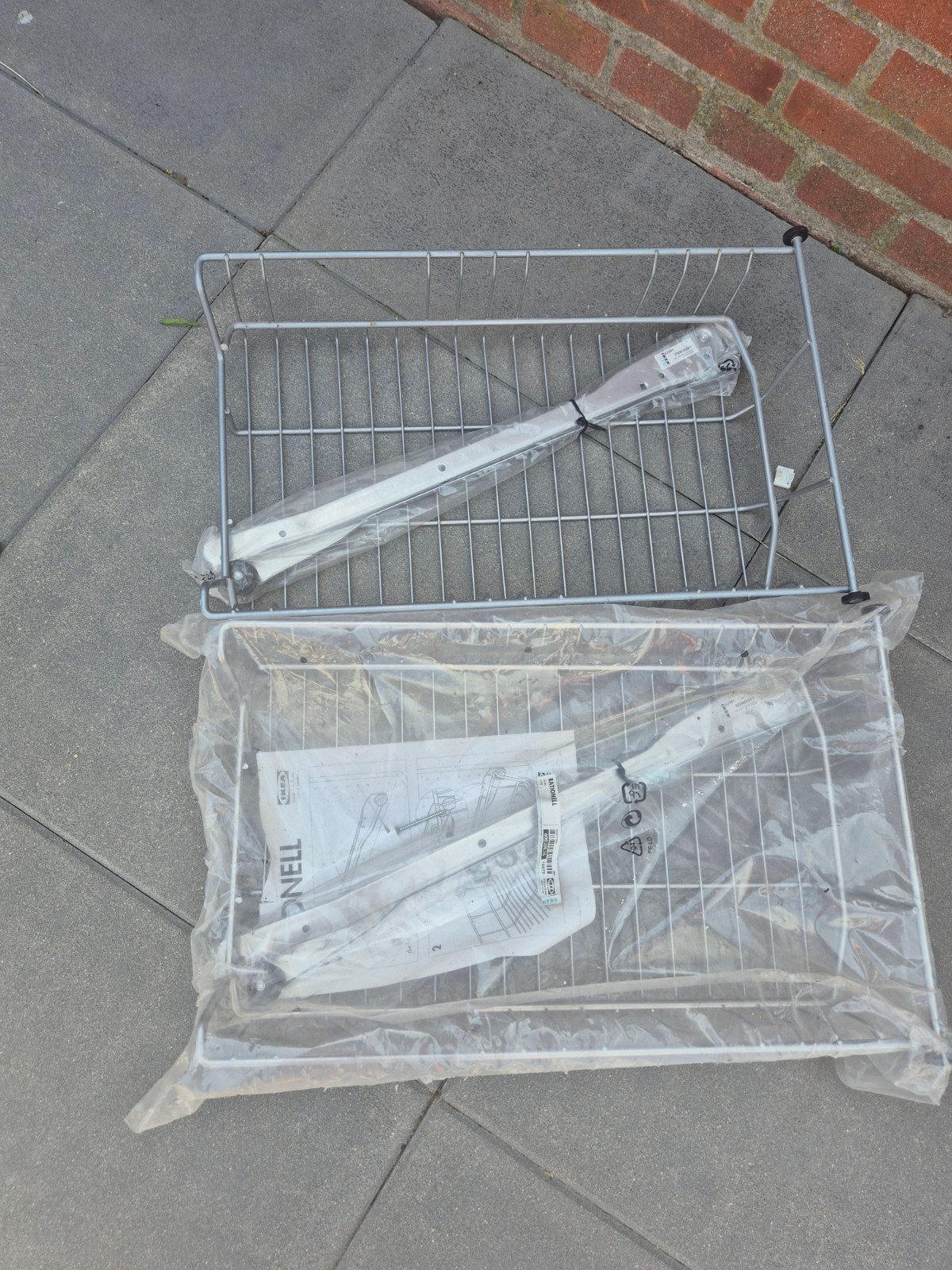 2x IKEA Rationell Uittrekbare Draadmand 40cm (nieuw), Ophalen, Nieuw