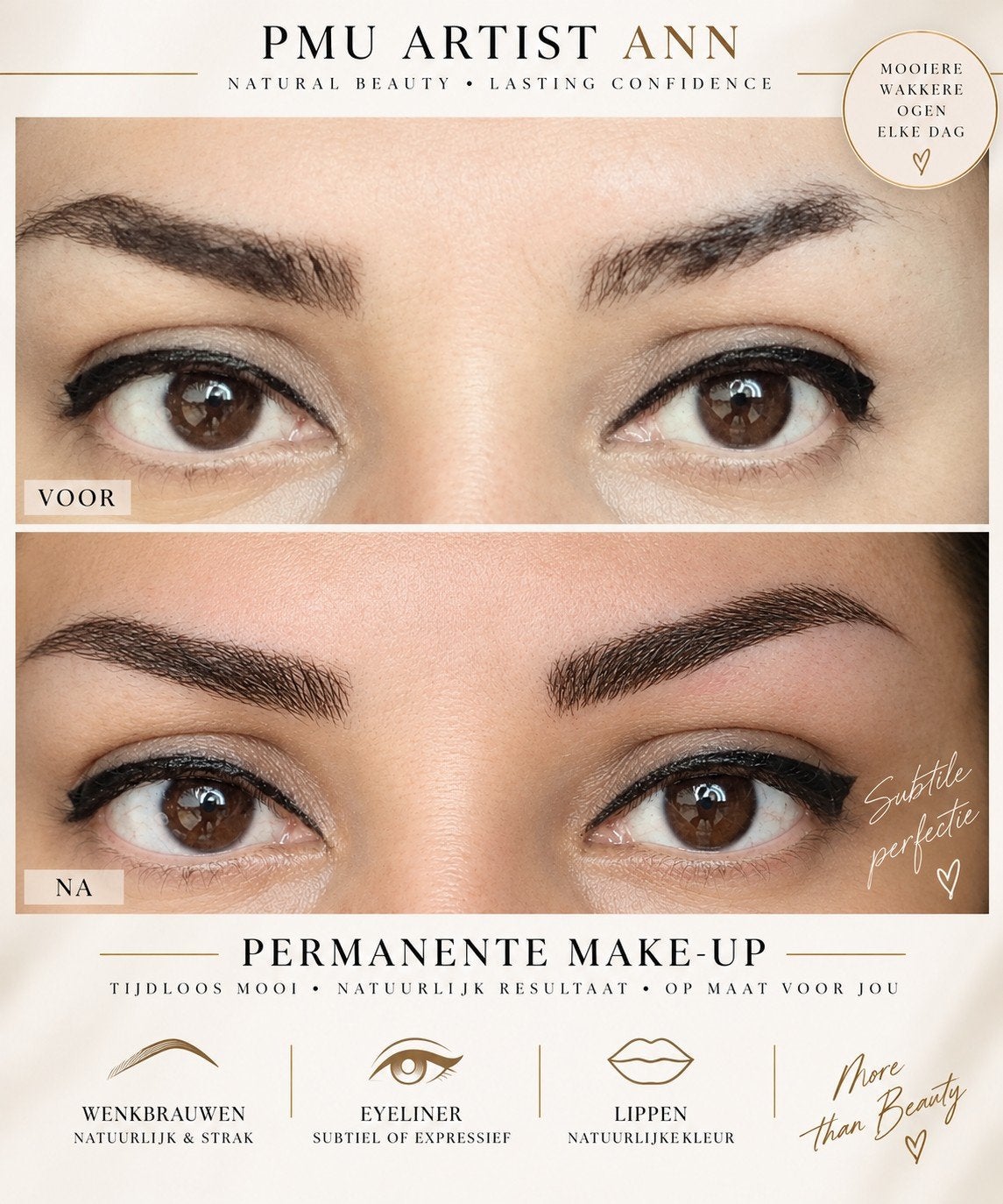 Foto 6 van MODELS WANTED! permanente make up: wenkbrauwen, eyeliner & l
