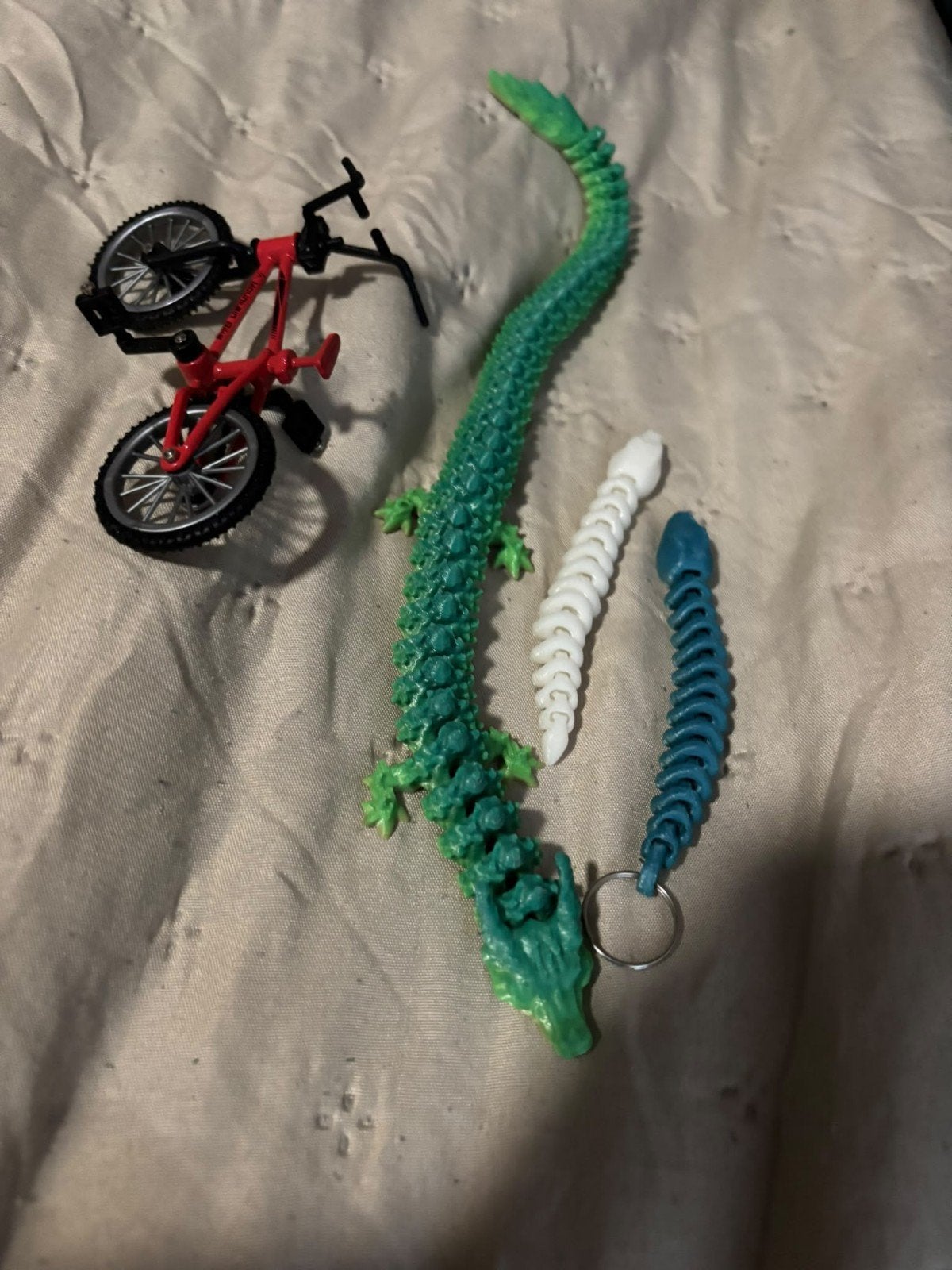 Mini BMX fietsje en beweegbare reptiel speelgoed, Ophalen, Gebruikt, Jongen of Meisje