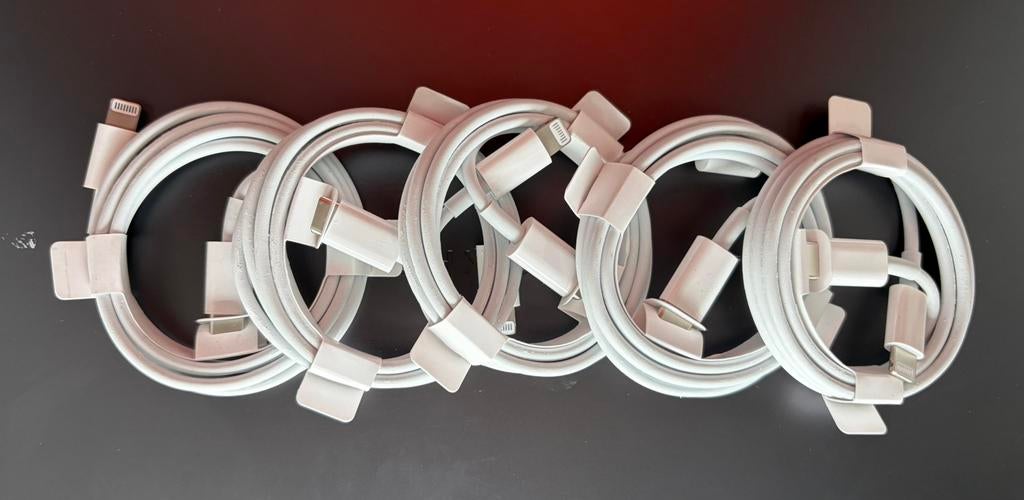 5x Nieuwe orginele Apple USB-C naar Lightning kabel € 20, Ophalen of Verzenden, Nieuw, Apple iPhone