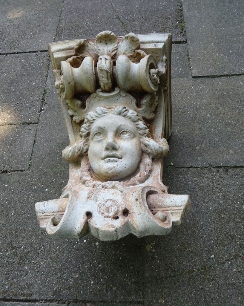 Antiek console beeld., Antiek en Kunst, Ophalen, Art nouveau, 20 - 50 cm, Beeld