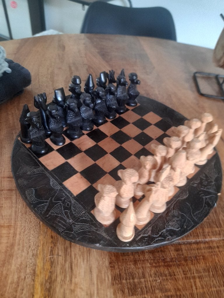 Schaakbord, Een of twee spelers, Ophalen of Verzenden, Gebruikt