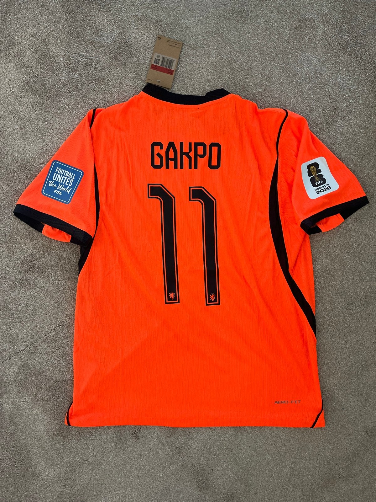 Oranje thuisshirt Gakpo WK 2026 editie - Maat L, Maat L, Ophalen of Verzenden, Nieuw, Shirt
