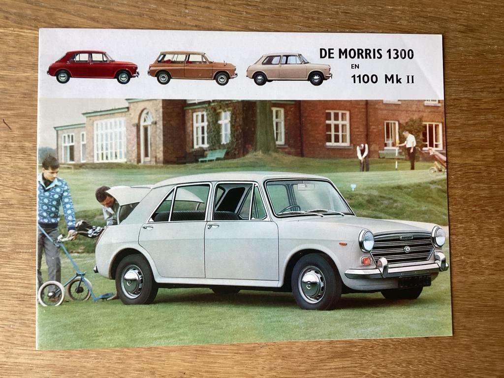 Morris 1300 en 1100 Mk II Folder - Origineel uit 1968, Ophalen of Verzenden, Gelezen, Overige merken