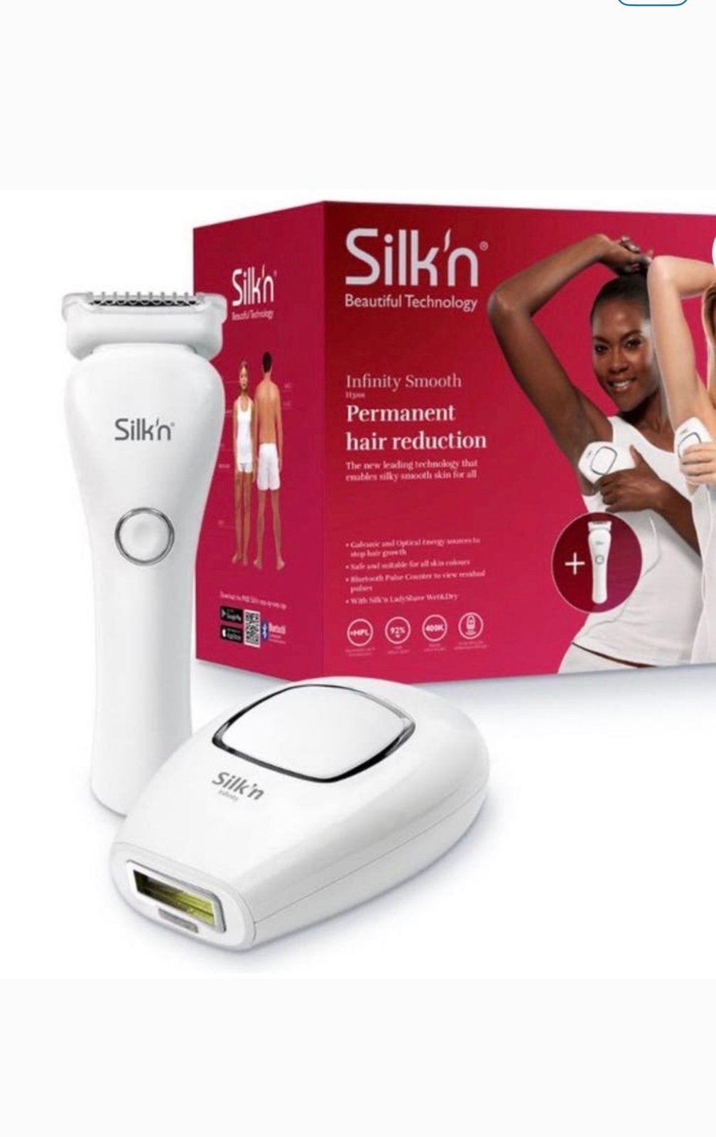 Silk'n Infinity Permanente Haarverwijdering - Nieuw!, Ophalen of Verzenden, Nieuw, Scheren en Epileren