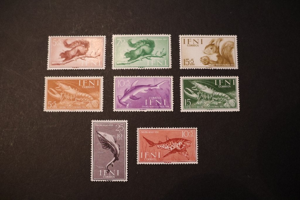 Postfris Kavel IFNI postzegels, Postzegels en Munten, Ophalen of Verzenden, Overige landen, Postfris