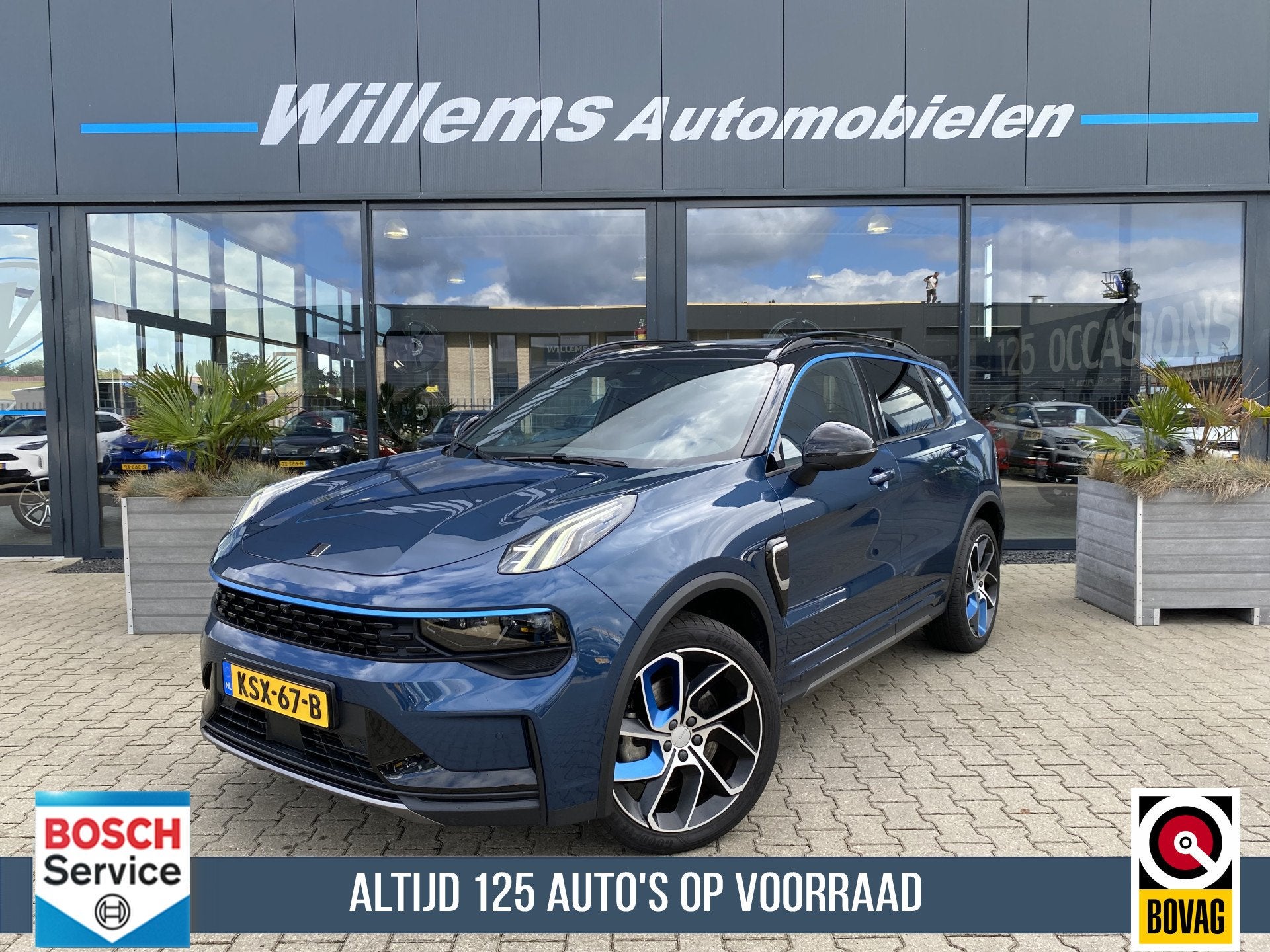 Lynk & Co 01 1.5 Zwarte Hemel, App-Connect, 360' Camera & Pa, Auto's, Stof, Euro 6, Met garantie (alle), Plug-in hybride