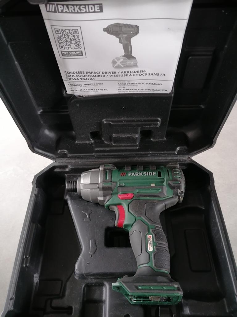 Parkside Accu-slagmoersleutel Accuboormachine PDSSA 20, Ophalen of Verzenden, Zo goed als nieuw, Boor- en Schroefmachine, Klopboormechanisme