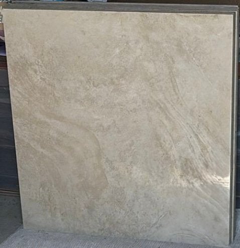 Keramische vloertegels beige/creme 60x60cm ongeveer 50M2, Ophalen of Verzenden, Zo goed als nieuw