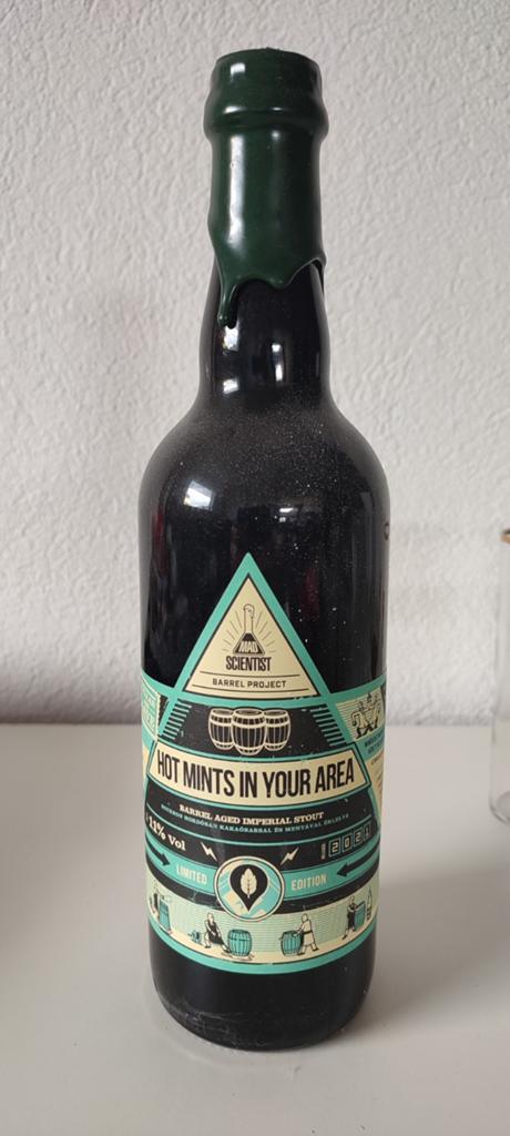 Bier Mad Scientist .Hot mints in your area.limited edition, Ophalen of Verzenden, Nieuw, Flesje(s), Overige merken