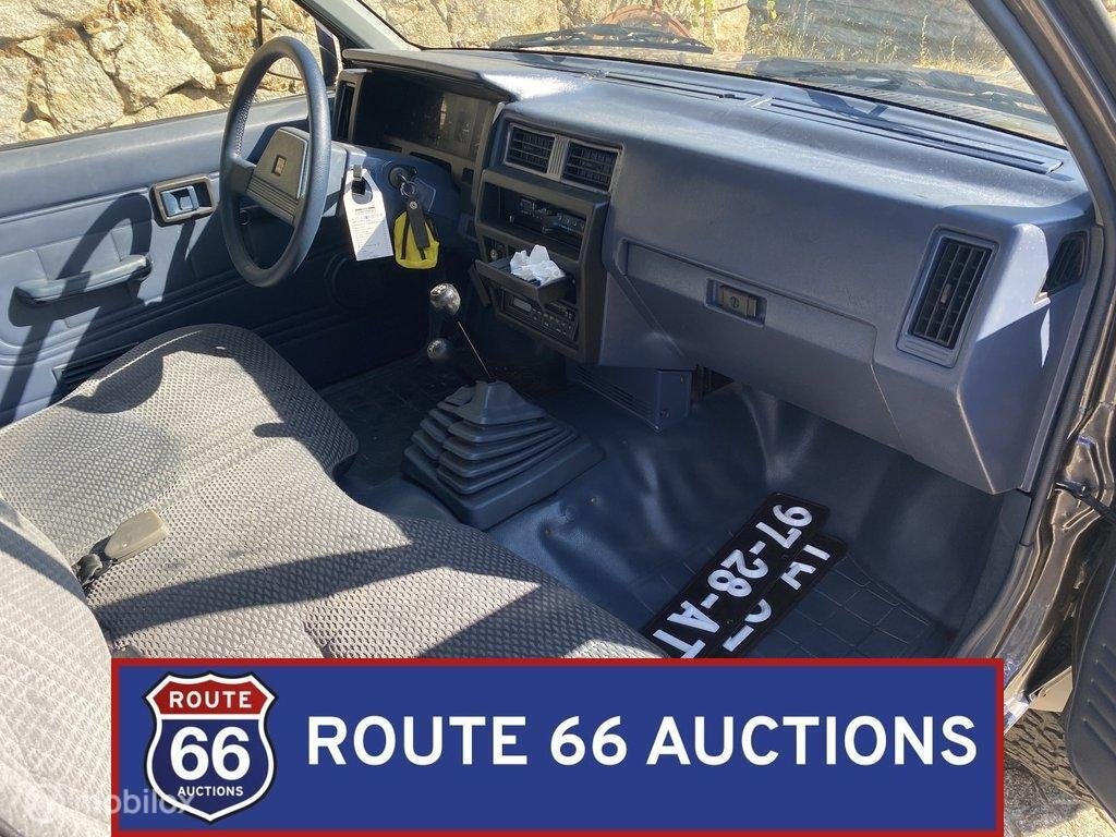 Nissan Pick-Up King Cab 4x4 Country | 1992 | Route 66 Auctio, Auto's, Overige carrosserieën, Zwart, Bedrijf, Handgeschakeld