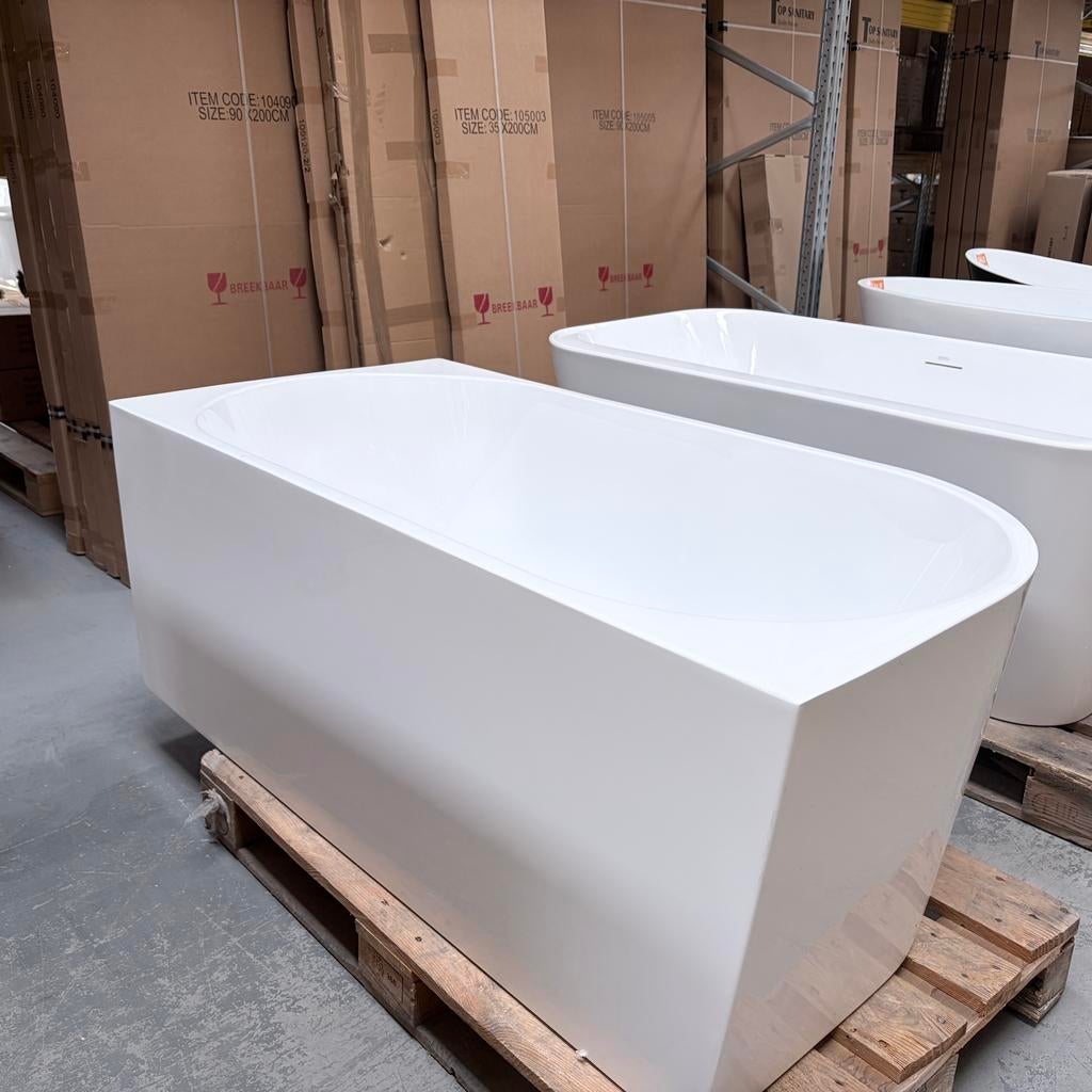 Acryl hoekbad Ligbad – Nieuw Luxe Bad Deal 150/75/58 nr274, Ophalen of Verzenden, Nieuw