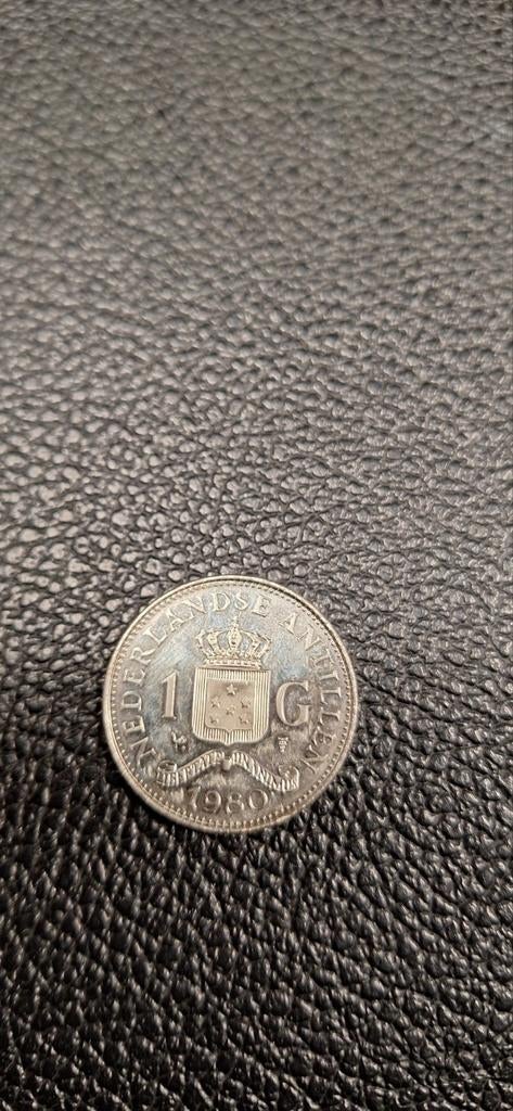 2#     Nederlandse antillen 1 gulden 1980, Ophalen of Verzenden, Midden-Amerika