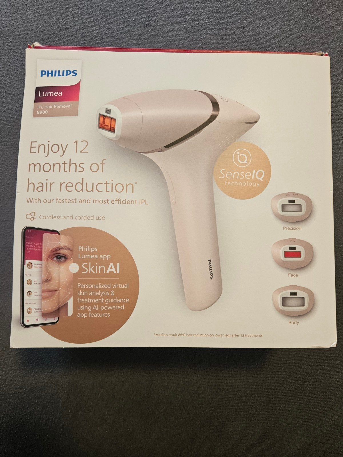 NIEUW Philips Lumea IPL 9900 Series, Witgoed en Apparatuur, Ophalen of Verzenden, Nieuw, Scheren en Epileren