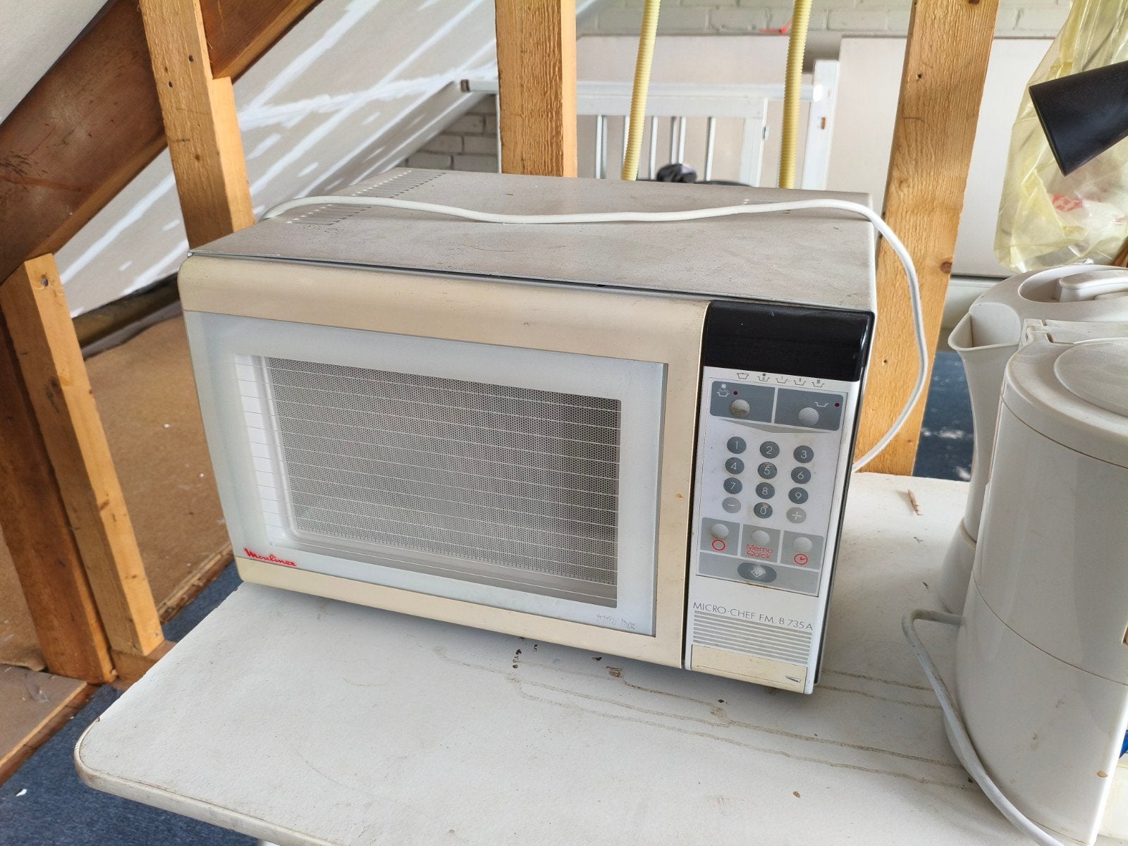 Magnetron MicroChef FM B 735A, Witgoed en Apparatuur, Ophalen, Gebruikt, Magnetron, Draaiplateau