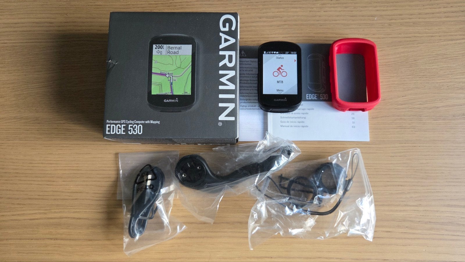 Garmin Edge 530 fietscomputer, Fietsen en Brommers, Fietsaccessoires | Fietscomputers, Gebruikt, Draadloos, GPS, Snelheidssensor