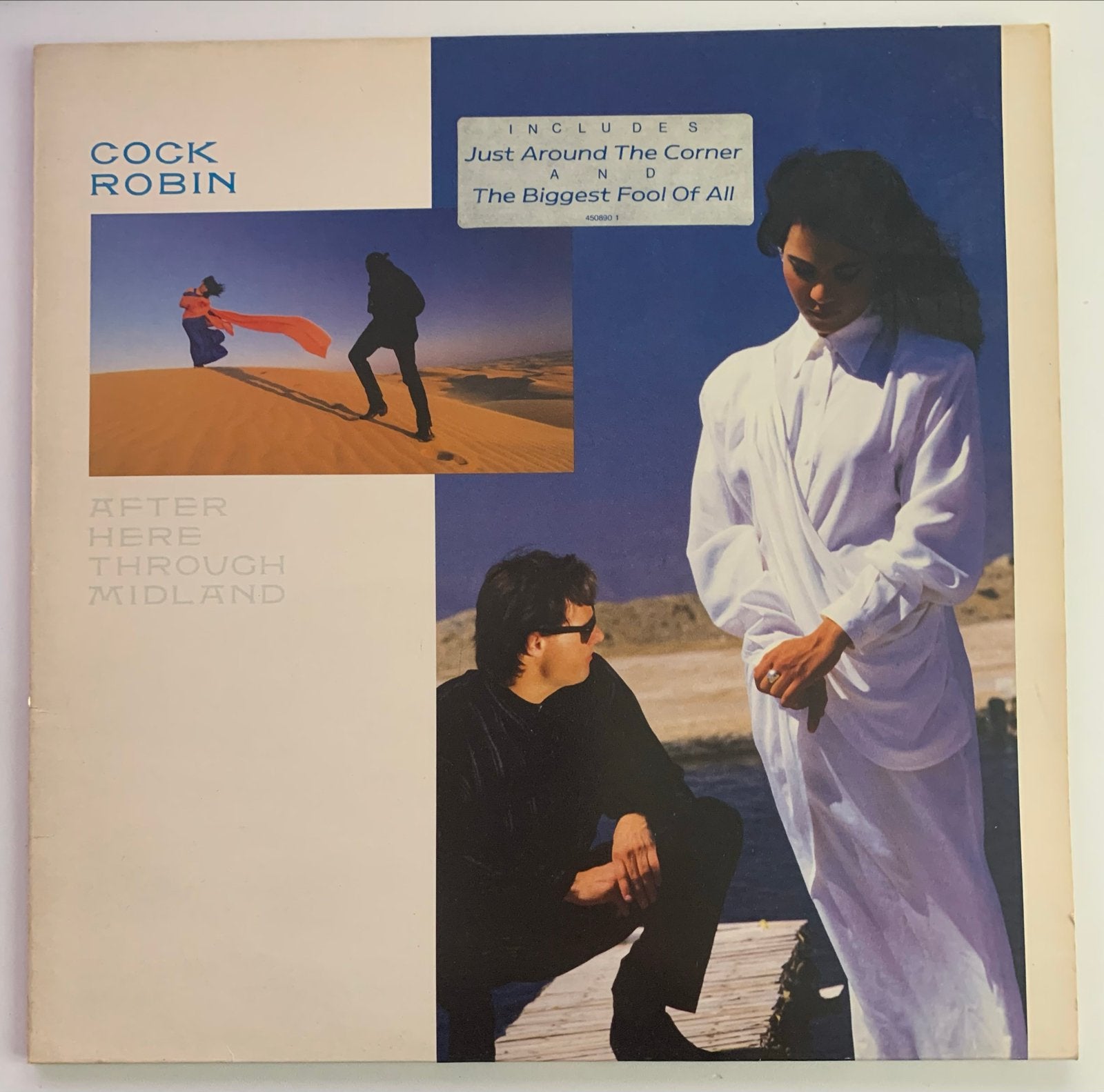 Cock Robin - After Here Through Midland LP (1987), Cd's en Dvd's, Vinyl | Pop, LP, Gebruikt, Pop, Ophalen of Verzenden