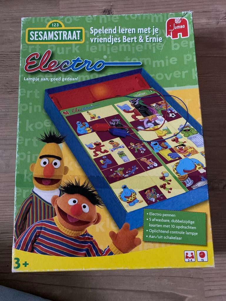 Sesamstraat Electro - Educatief spel met Bert & Ernie, Ophalen, Gebruikt, Elektronica, Met licht