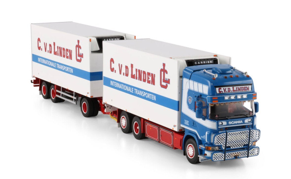 WSI SCANIA R C. V.D. LINDEN, Hobby en Vrije tijd, Modelauto's | 1:50, ., Nieuw, Ophalen of Verzenden, .