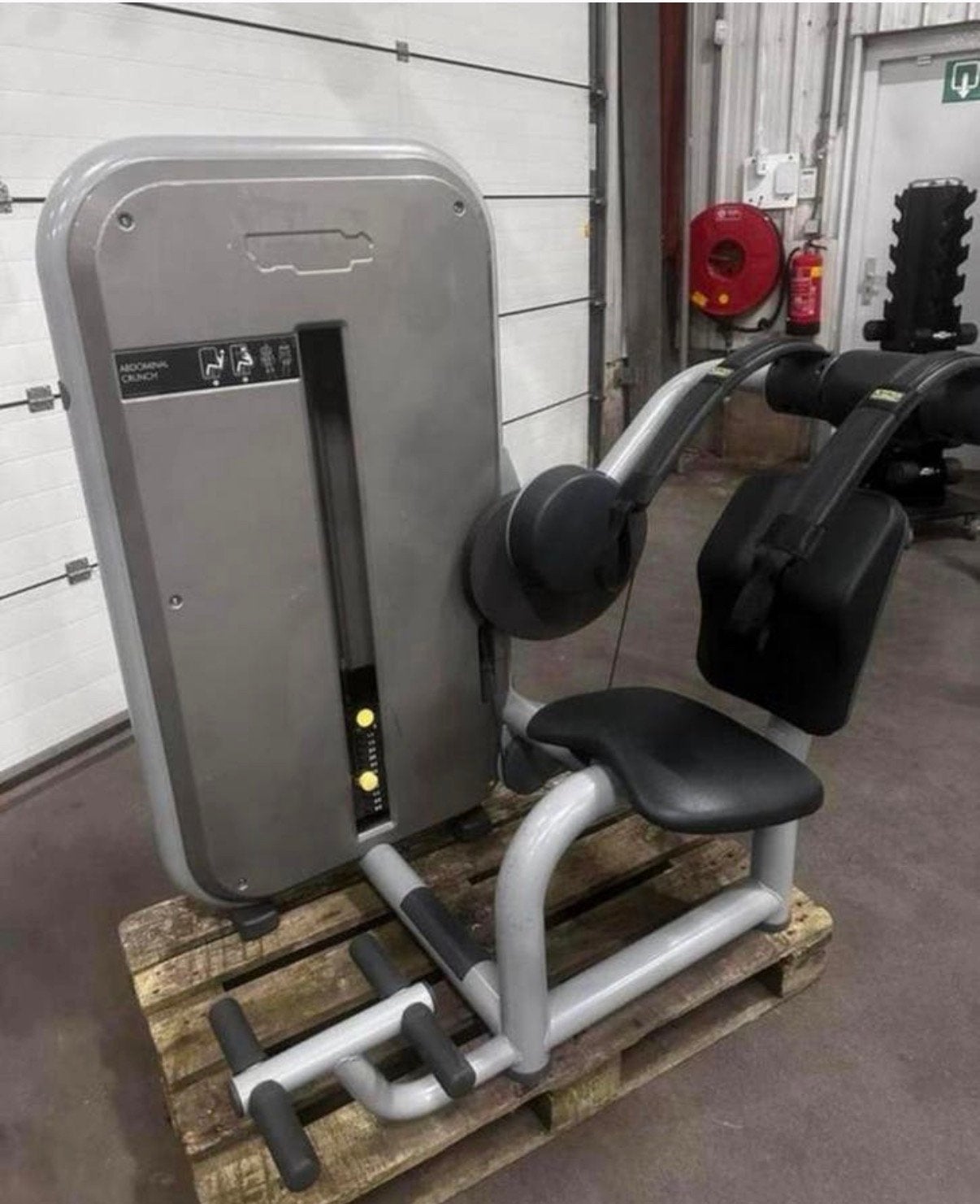 Technogym Abdominal Crunch , Buikspier Apparaat, Sport en Fitness, Ophalen, Gebruikt, Buik, Overige typen