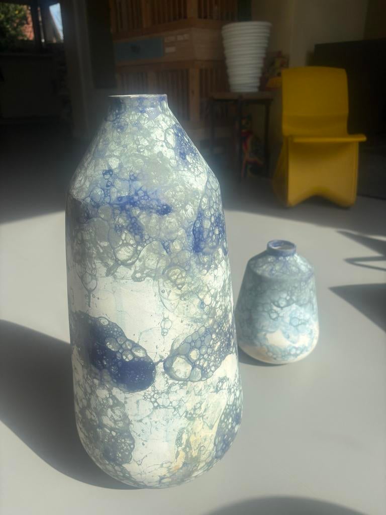 Te koop: Studio Oddness 2x Bubblegraphy vase, Ophalen