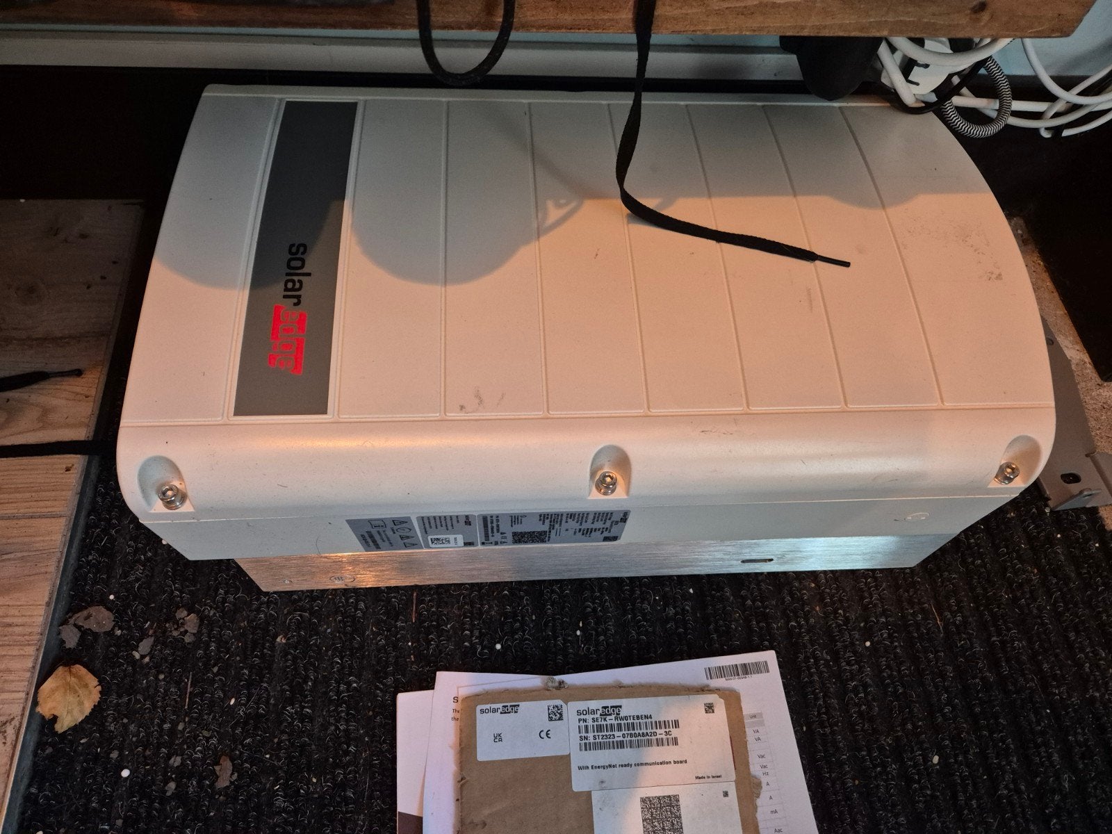 SolarEdge SE7K omvormer - 5 kW - 3-fase, Ophalen of Verzenden, Zo goed als nieuw