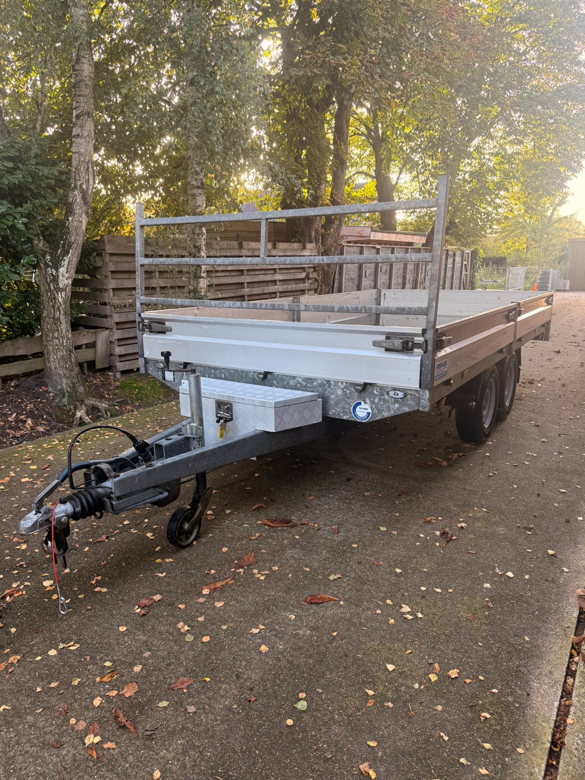 Hapert Azure H2 3500 kg – Tandemasser met koprek, Ophalen, Zo goed als nieuw