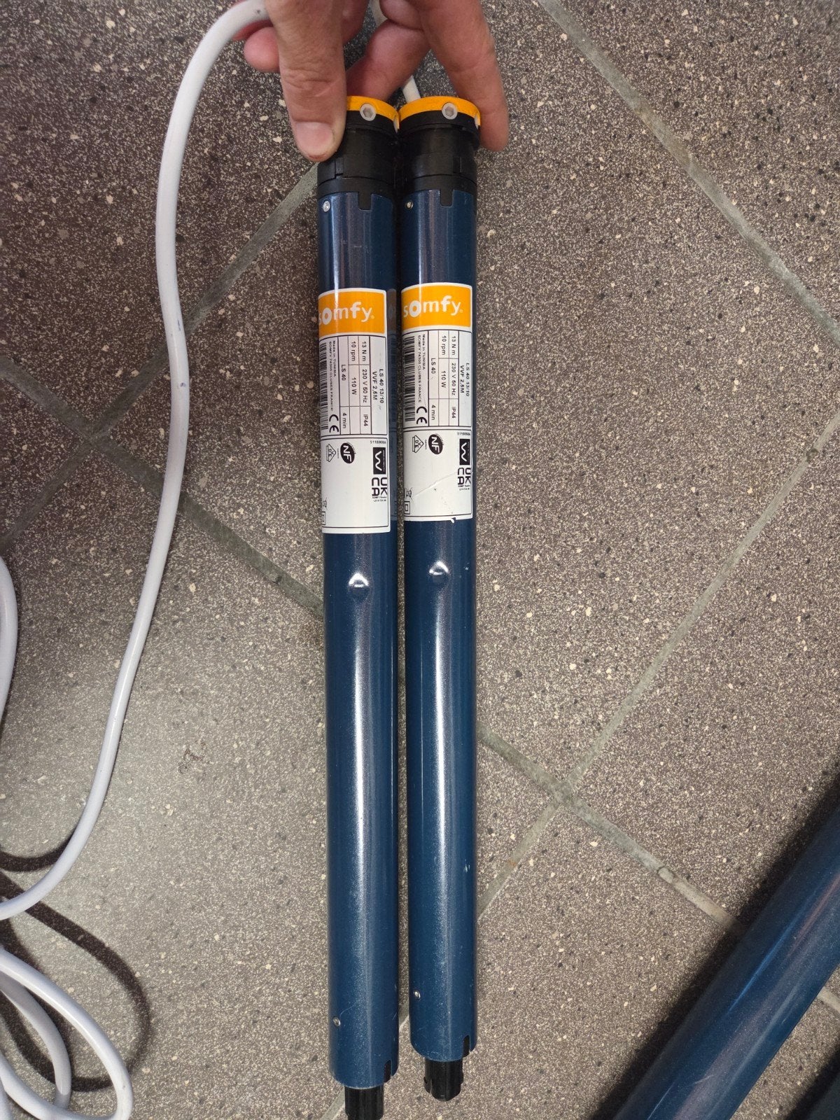 somfy LS 40 13 nm buismotor nieuw, Minder dan 100 cm, Wit, Nieuw, Ophalen of Verzenden