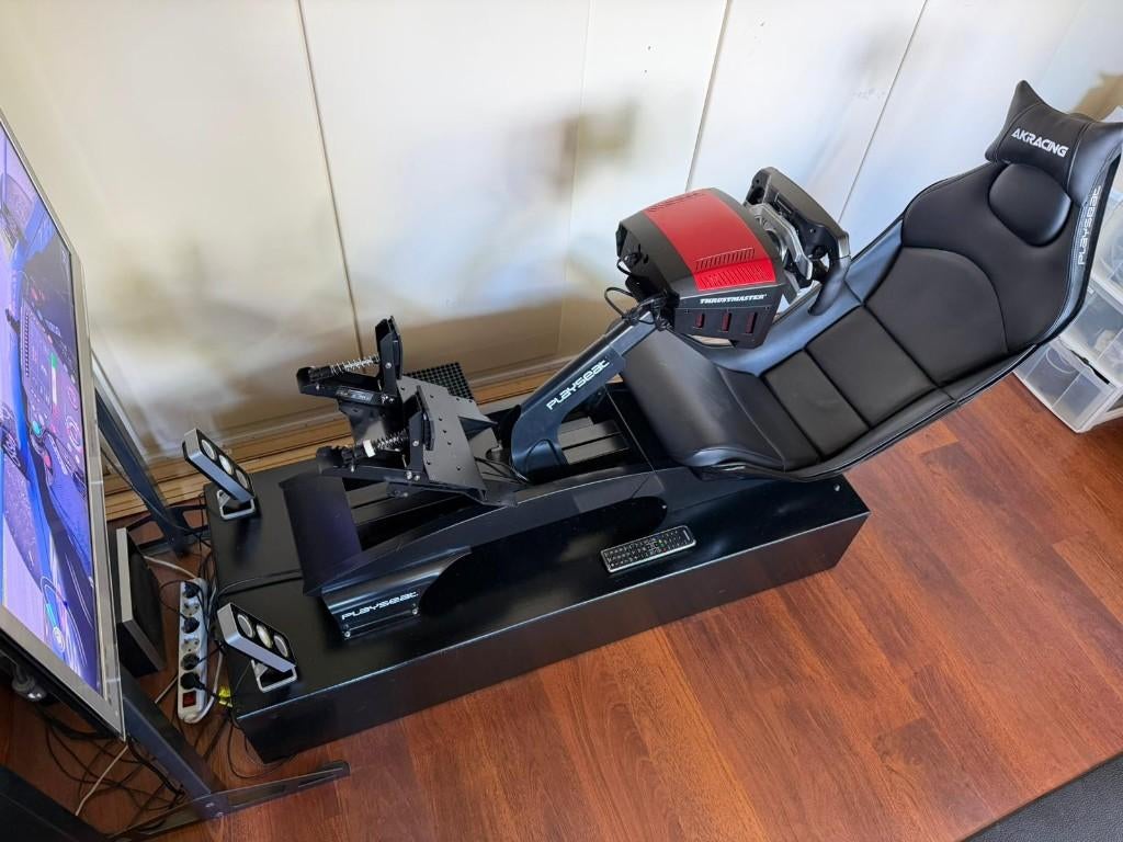 Simracing Setup compleet, Computers en Software, Joysticks, Zo goed als nieuw, Ophalen