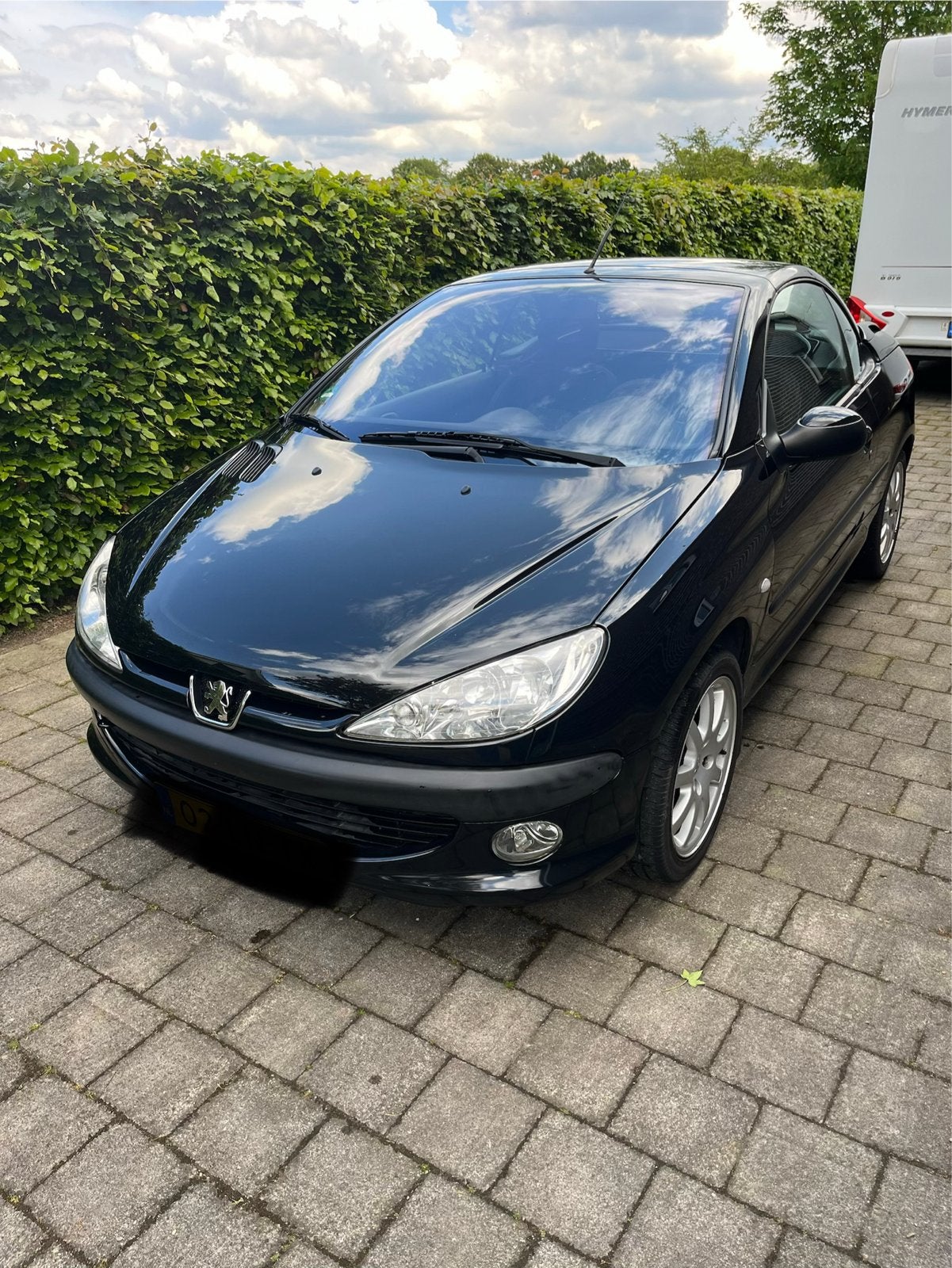 Peugeot 206 1.6 16V CC 2003 Zwart, Voorwielaandrijving, Stof, Zwart, 4 cilinders