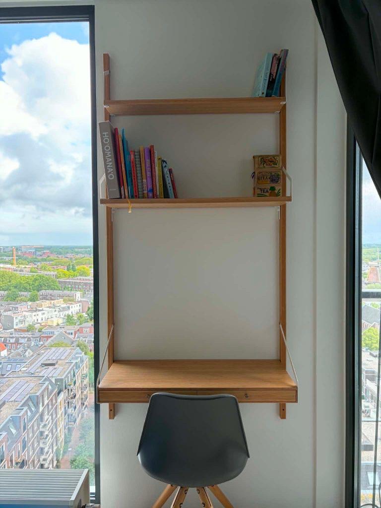 Wall rack (bureau + book holder), Ophalen, Zo goed als nieuw, Bureau-kast combinatie