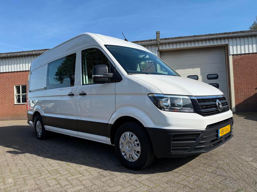 Volkswagen Crafter 35 2.0 TDI L3H3 Servicebus Sortimo 230V 1, Auto's, 13 km/l, Achterwielaandrijving, Gebruikt, Euro 6