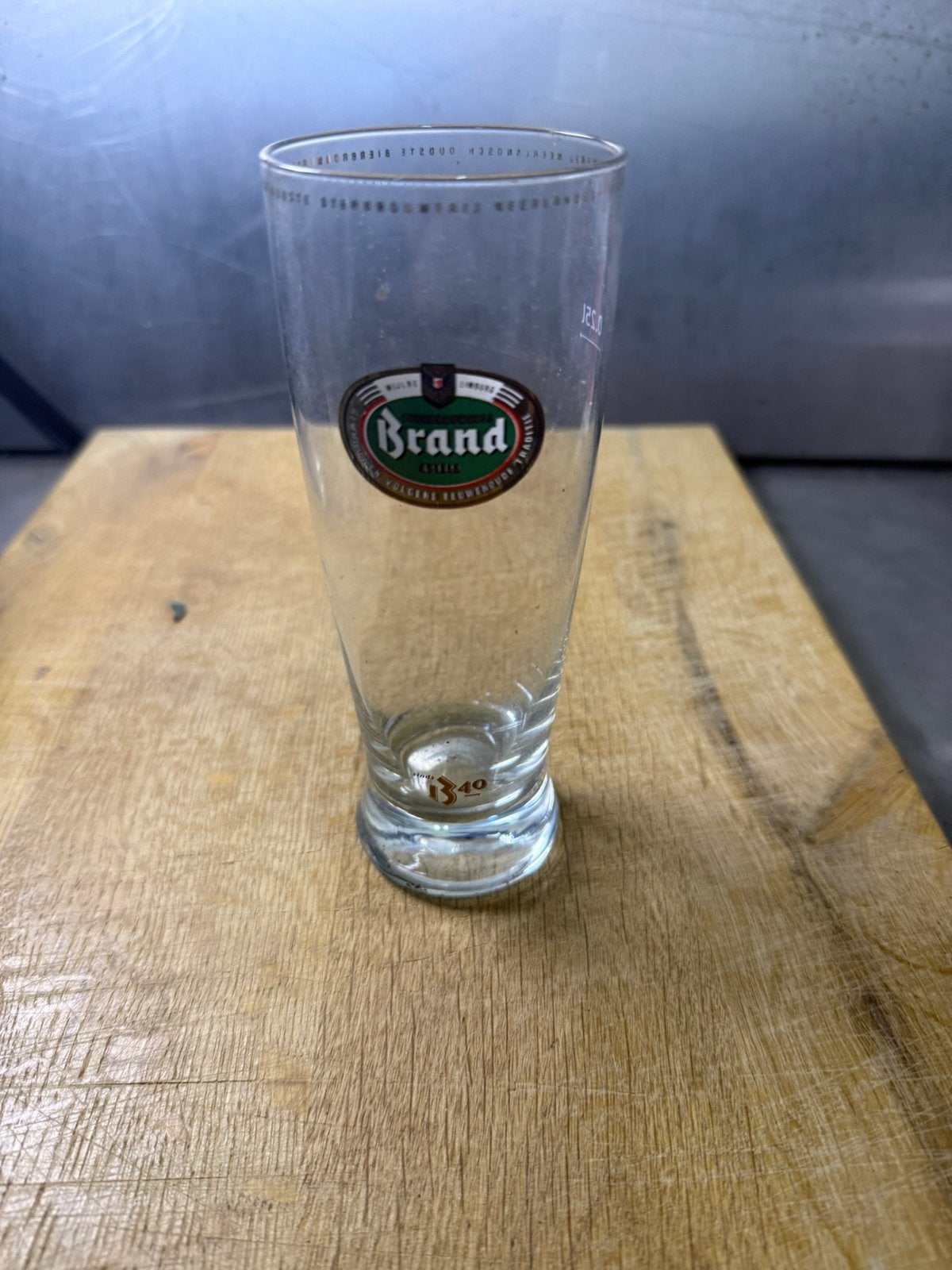 12 x brand bierglas prijs is voor alle 12 samen, Verzamelen, Biermerken, Ophalen, Zo goed als nieuw, Glas of Glazen, Brand