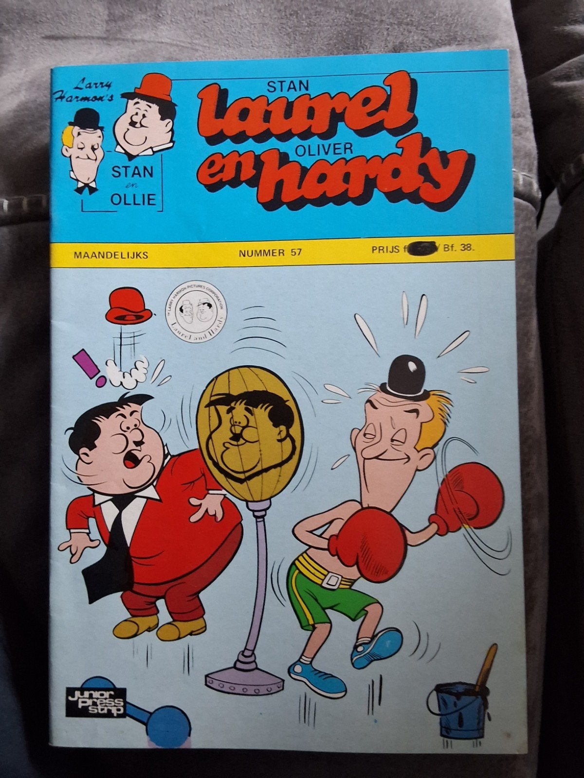 Laurel en Hardy 57, Eén stripboek, Ophalen of Verzenden, Zo goed als nieuw