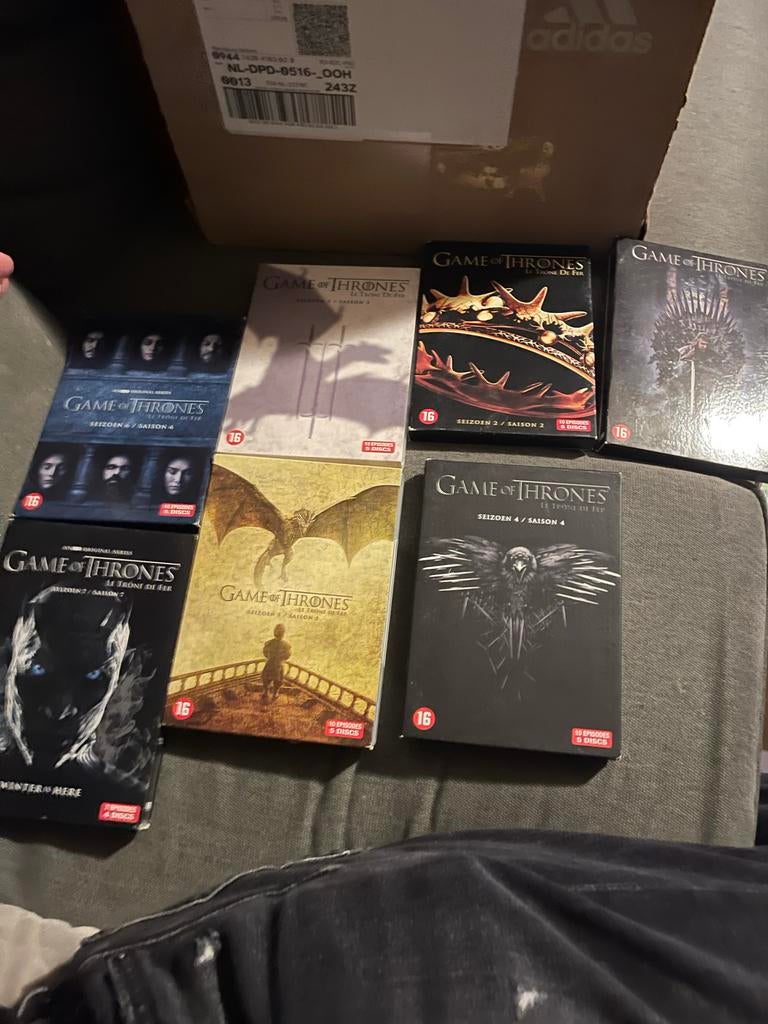 Game of Thrones DVD Seizoen 1 t/m 8, Gebruikt, Vanaf 16 jaar, Boxset, Drama