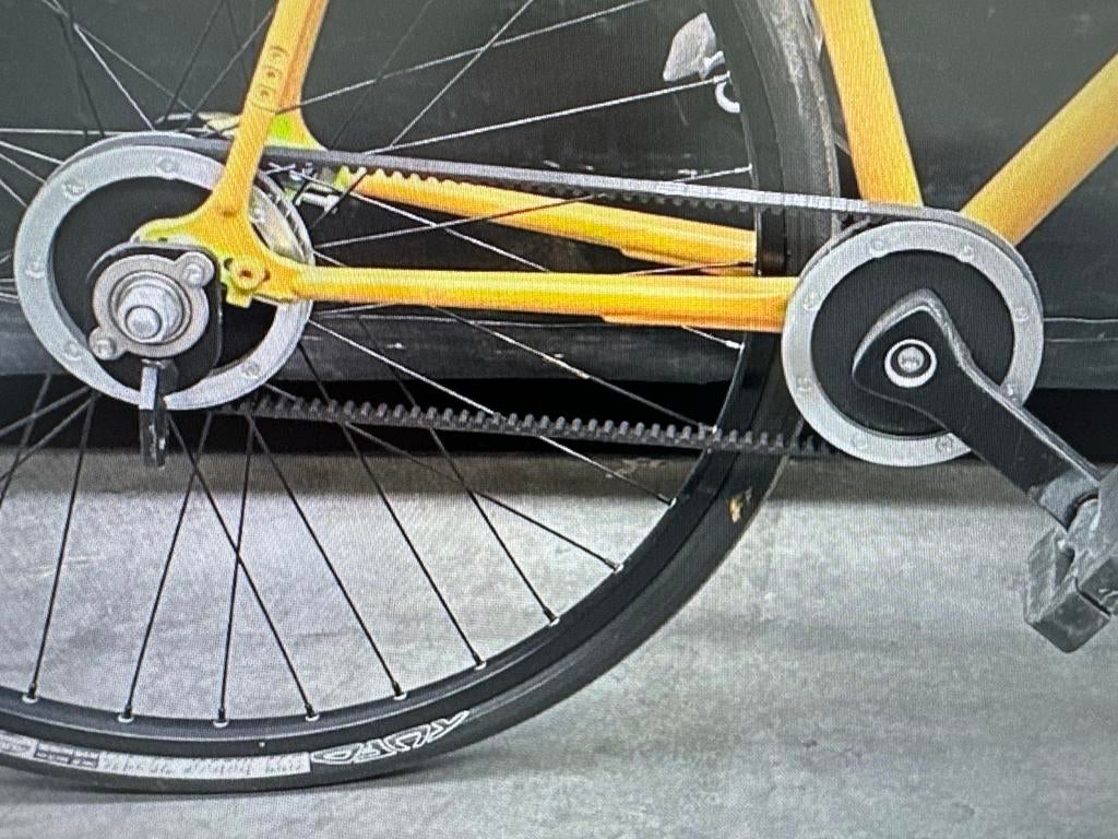 Acrobatic Langenberg fiets met riemaandrijving, Overige merken, Gebruikt, Ophalen of Verzenden, Schijfrem