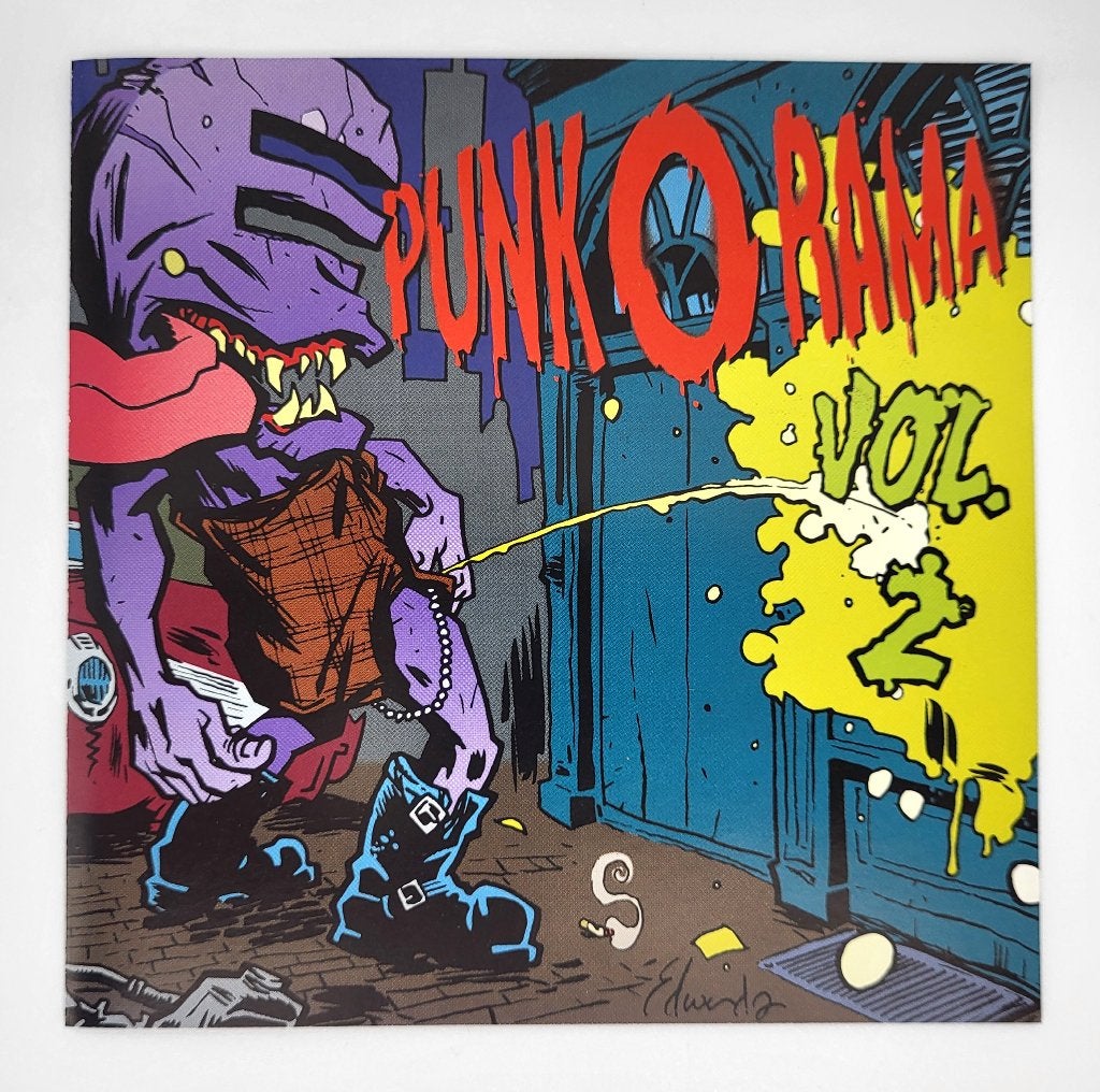 Punk O Rama Vol 2 - Incl. Postcard - CD, Ophalen of Verzenden, Zo goed als nieuw, Punk Rock