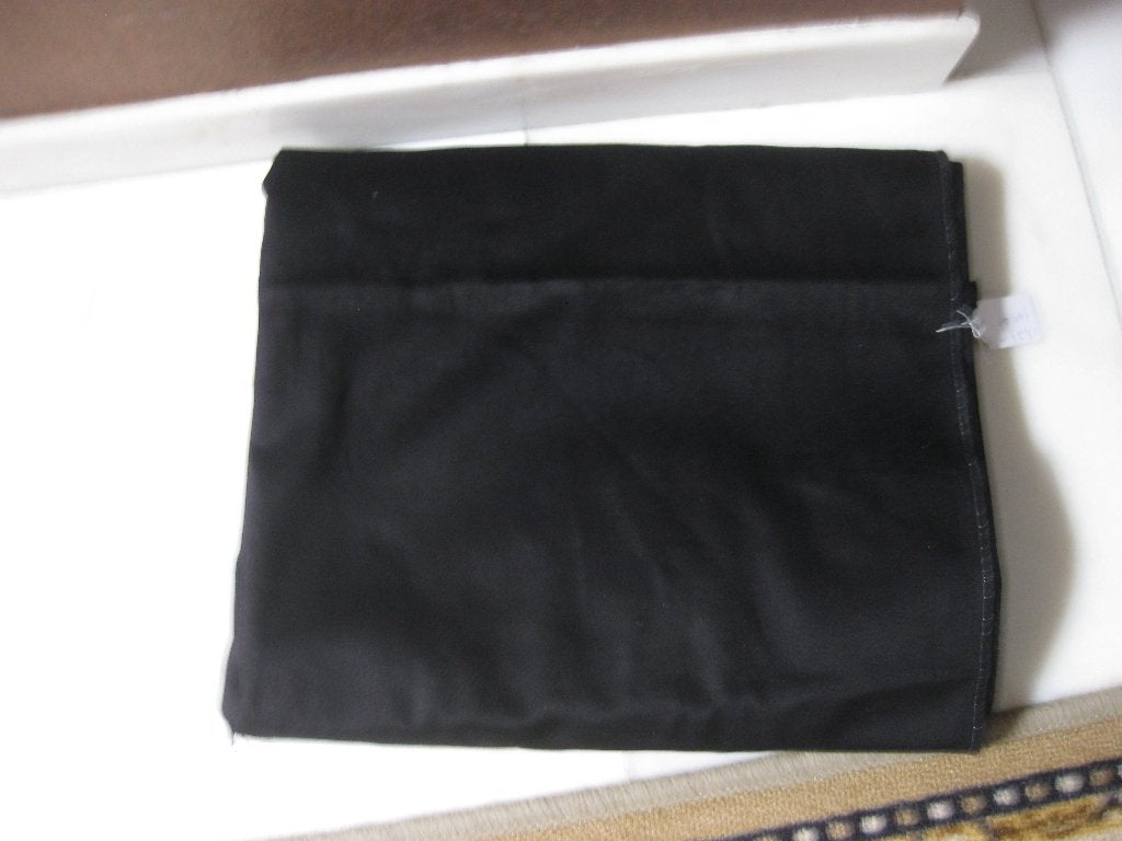 1 meter keperkatoen van 150 breed, 120 cm of meer, Zwart, Nieuw, Ophalen of Verzenden