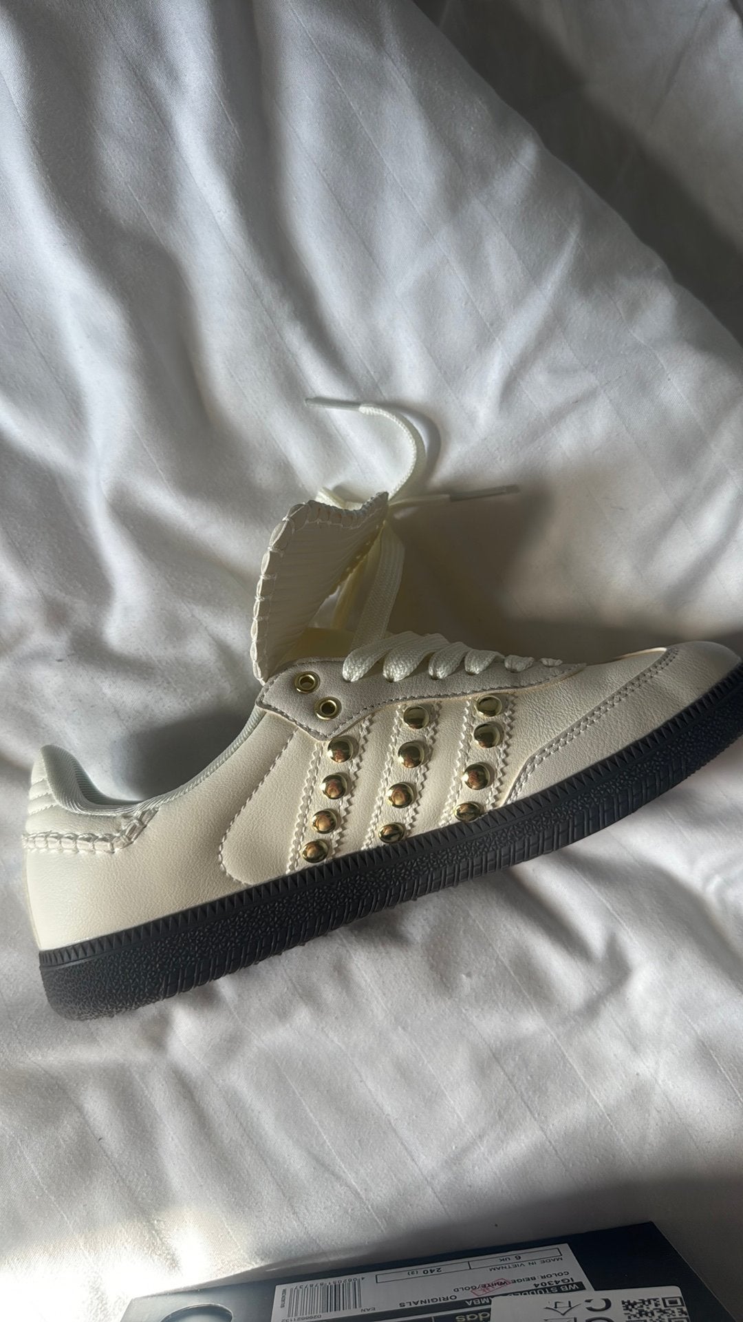 Nieuwe Adidas Wales Bonner Samba sneakers - Crème 39 (1/3), Ophalen of Verzenden, Nieuw, Wit, Sneakers of Gympen