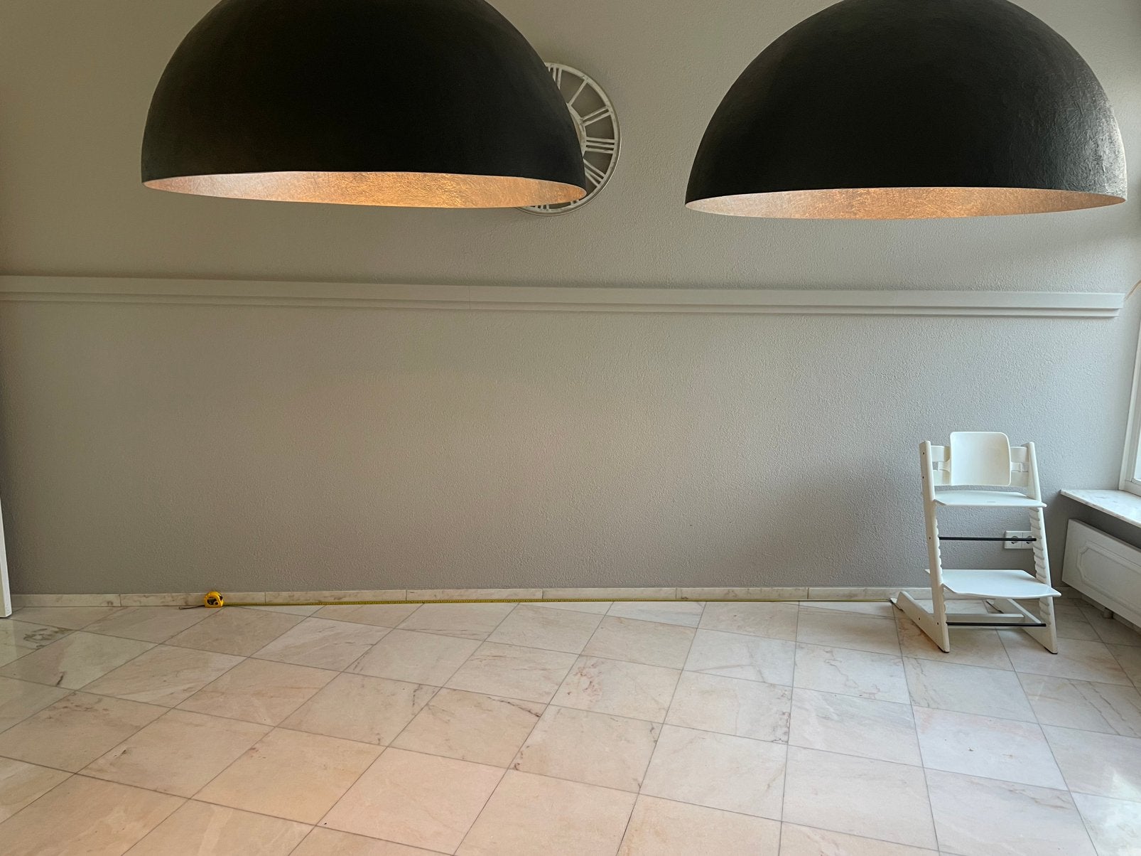 Mega grote zwarte hanglampen, Huis en Inrichting, Lampen | Hanglampen, Ophalen, Zo goed als nieuw, Modern