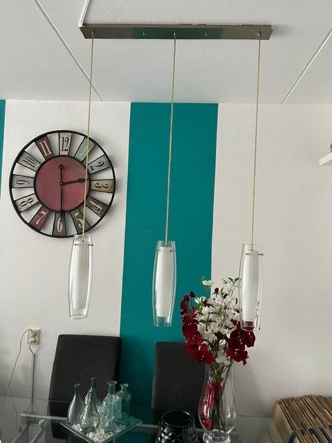 Lampenset., Ophalen, Gebruikt, Glas, Overige fittingen