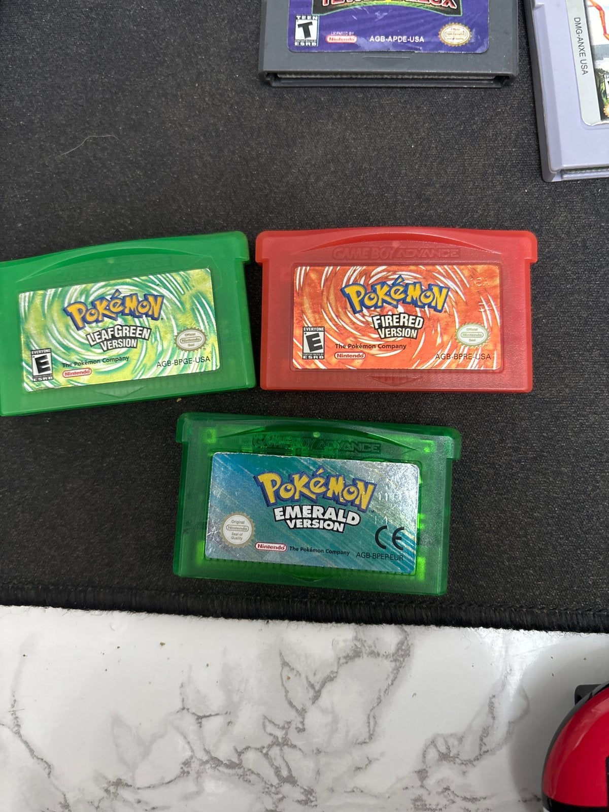 POKEMON EMERALD & FIRE RED/LEAF GREEN, Spelcomputers en Games, Games | Nintendo Game Boy, 1 speler, Zo goed als nieuw, Vanaf 3 jaar