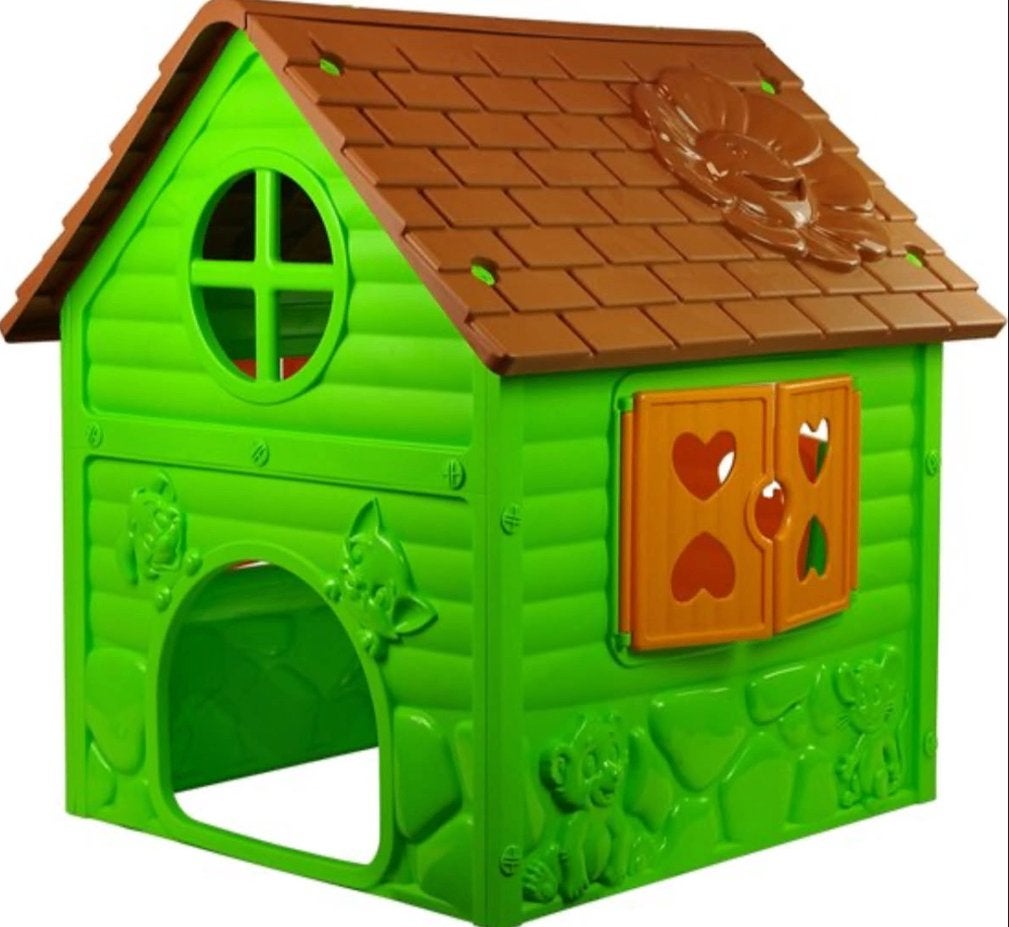 Speelhuisje My First Playhouse Groen Gratis Verzending, Kunststof, Verzenden, Sales@sdltrading.nl, Luna & Bubbles