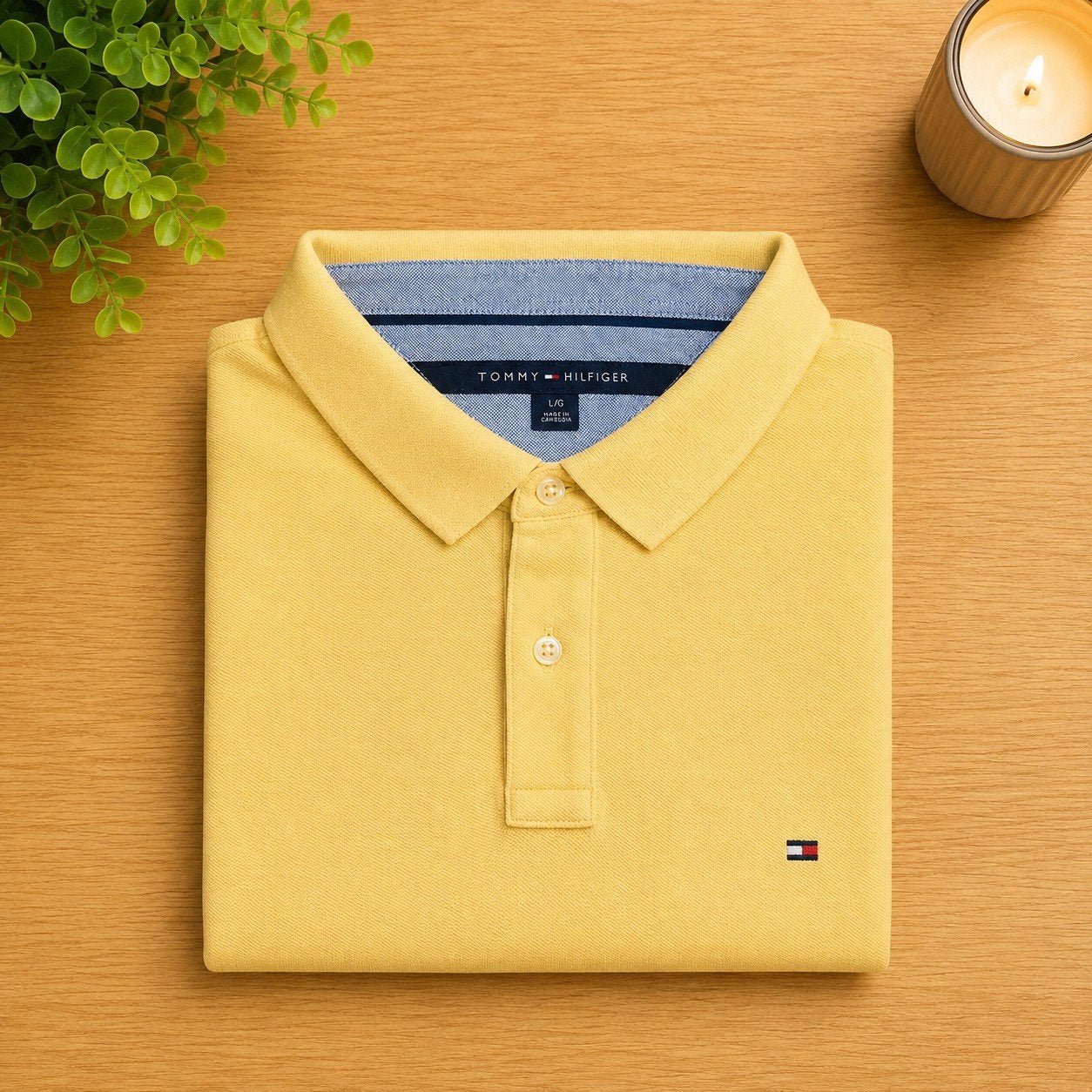 Tommy Hilfiger Polo Shirt Geel Maat L, Kleding | Heren, Polo's, Maat 52/54 (L), Verzenden, Geel, Tommy Hilfiger