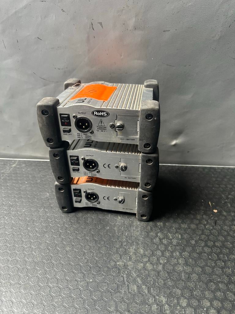 3x Behringer DI100 DI Boxen - Ultra-DI, Muziek en Instrumenten, Effecten, Ophalen of Verzenden, Zo goed als nieuw, Overige typen