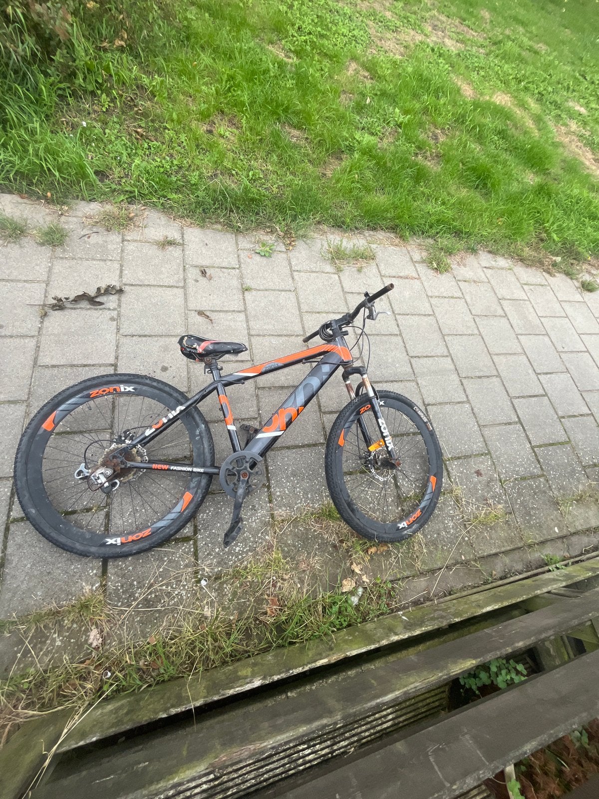 Zonix Mountainbike - Oranje/Zwart - Gebruikt, Overige merken, Gebruikt, Hardtail, Heren