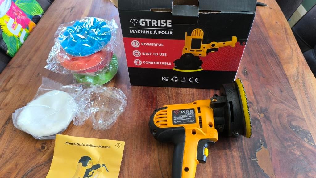 Polijst / centrische schuurmachine 1400 W als nieuw, Ophalen of Verzenden, Zo goed als nieuw